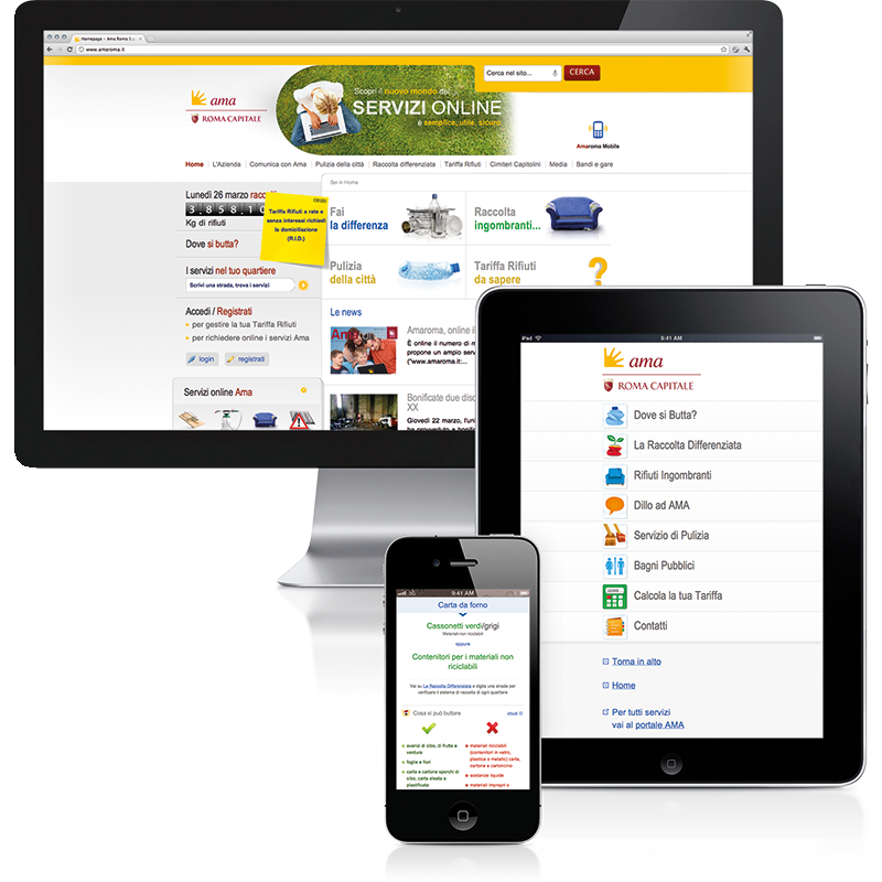 Come rendere più fruibili ed efficenti tutti i servizi che l'azienda mette a disposizione del cittadino e ottimizzarli perché siano al passo con le ultimissime innovazioni in ambito web.